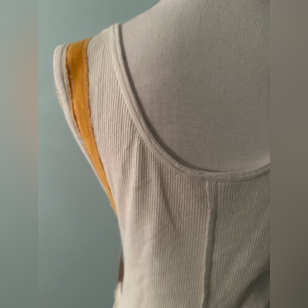 Free People Mini Moto Tank L NWT white - Picture 10 of 11